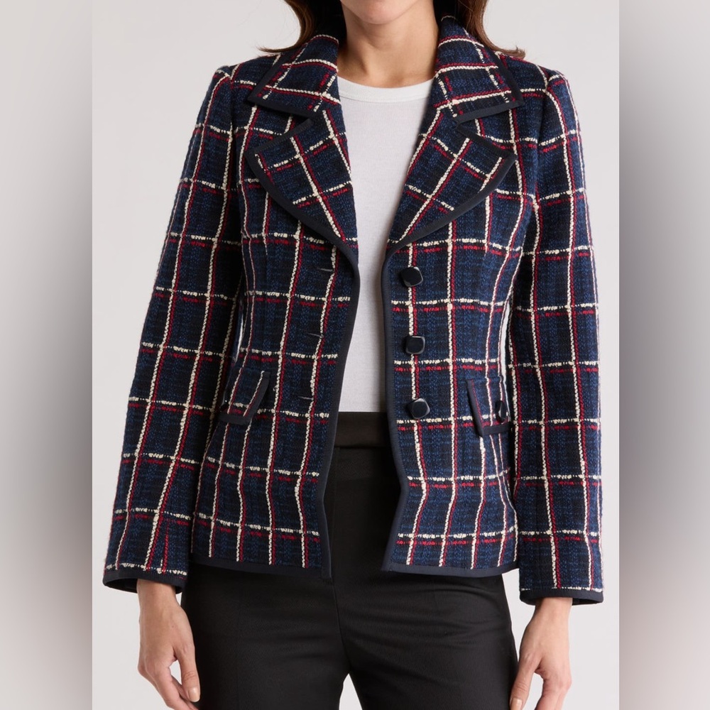 NEW Favorites Daughter The Classic Wool Blend Tweed Jacket Sz 0 $428